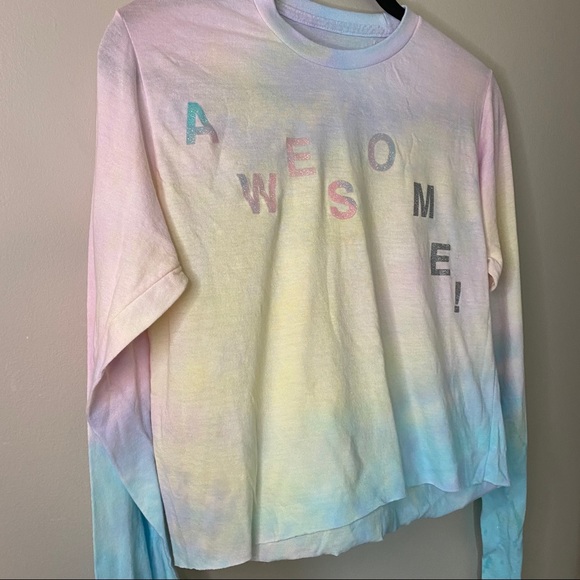 NWOT AWESOME Taylor Swift Cropped Tie Dye - Picture 3 of 6